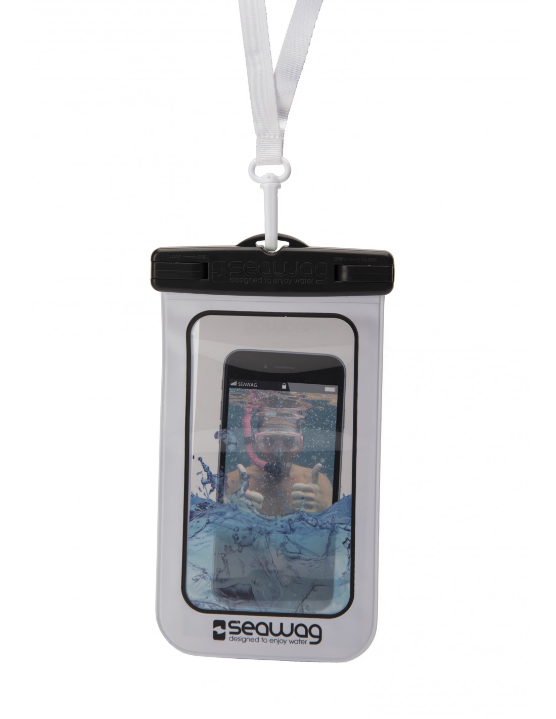 Pochette téléphone étanche blanche et noire SEAWAG 12,99 € - Vente  accessoires jet ski