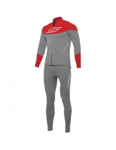 Breaker Wetsuit Slippery grise et rouge