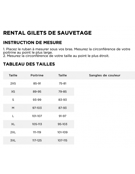 Gilet Rental Jobe Rouge