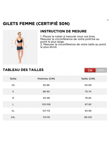 Gilet Yamaha femme bleu Jobe
