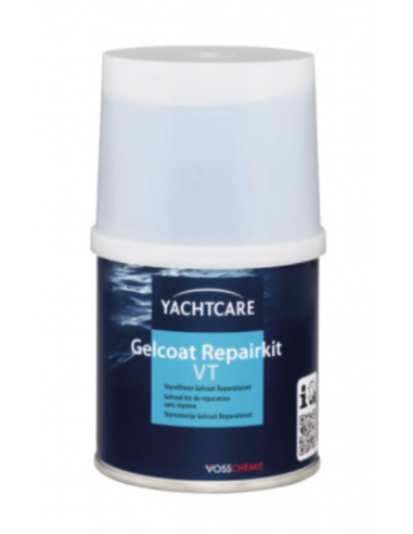 Kit de réparation gelcoat Yachtcare spatulable - blanc Mal 9010 - 190 g
