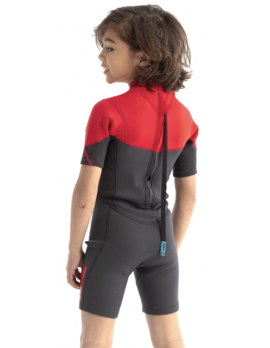 Shorty enfant BOSTON 2mm Rouge Jobe