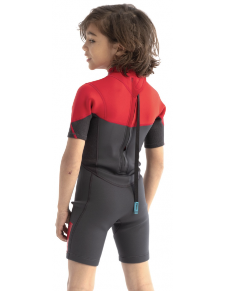 Shorty enfant BOSTON 2mm Rouge Jobe