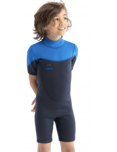 JOBE BOSTON 2MM SHORTY COMBINAISON ENFANT BLEU - F2RJET