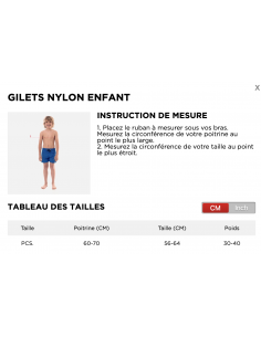 Gilet de sauvetage enfant Rouge Jobe 2