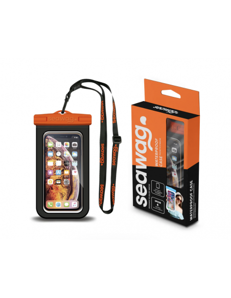 Pochette smartphone étanche SEAWAG 6,8" Noir & orange