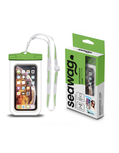 Pochette smartphone étanche SEAWAG 6,8" blanc & vert