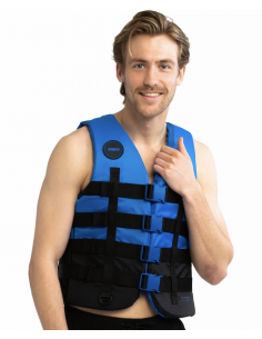 Gilet nylon 4 boucles JOBE bleu - 244823013