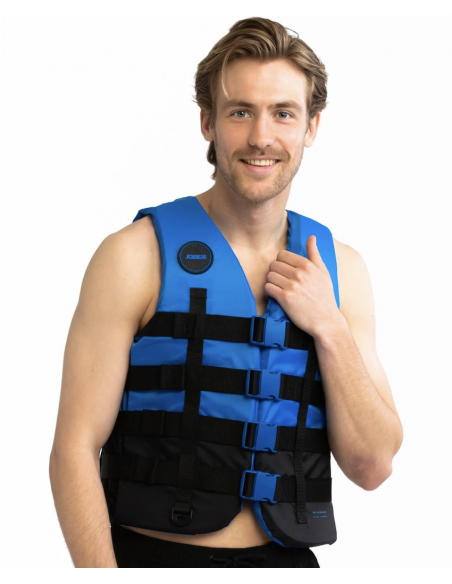 Gilet nylon 4 boucles JOBE bleu - 244823013