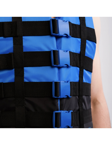 Gilet nylon 4 boucles JOBE bleu - 244823013