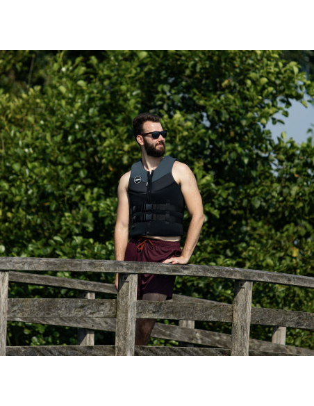 JOBE GILET DE SAUVETAGE NÉOPRÈNE HOMMES GRIS