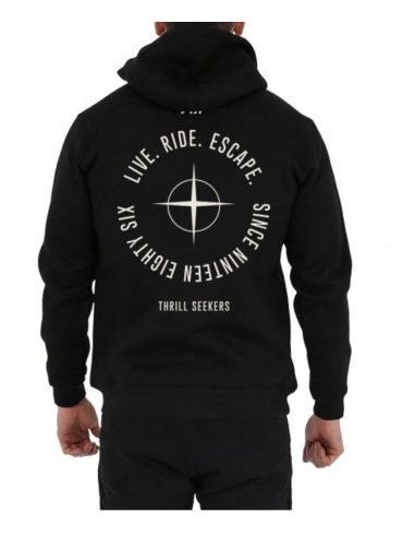 Sweat à capuche Jetpilot Seekers noir W21707