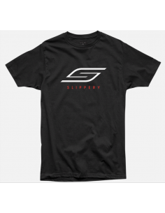 T-shirt noir Slippery