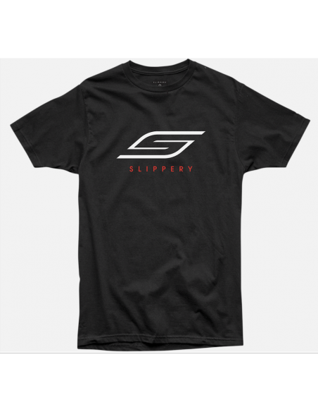 T-shirt noir Slippery