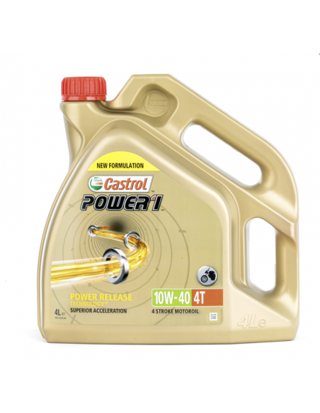 Bidon d'huile 4L Castrol 10W40 + 1L offert