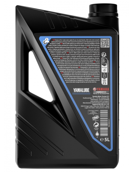 Bidon d'huile 5L Yamalube Semi-synthèse 2T