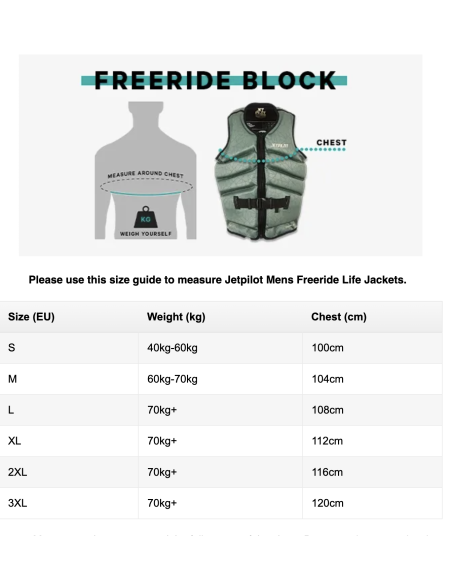 Gilet Freeride Charcoal JetPilot