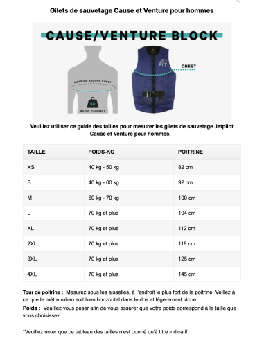 Gilet de sauvetage JetPIlot Venture  Jaune